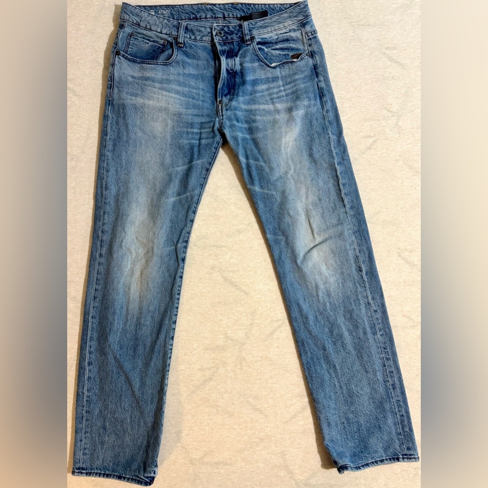 G•Star Attacc Straight Blue Jeans
